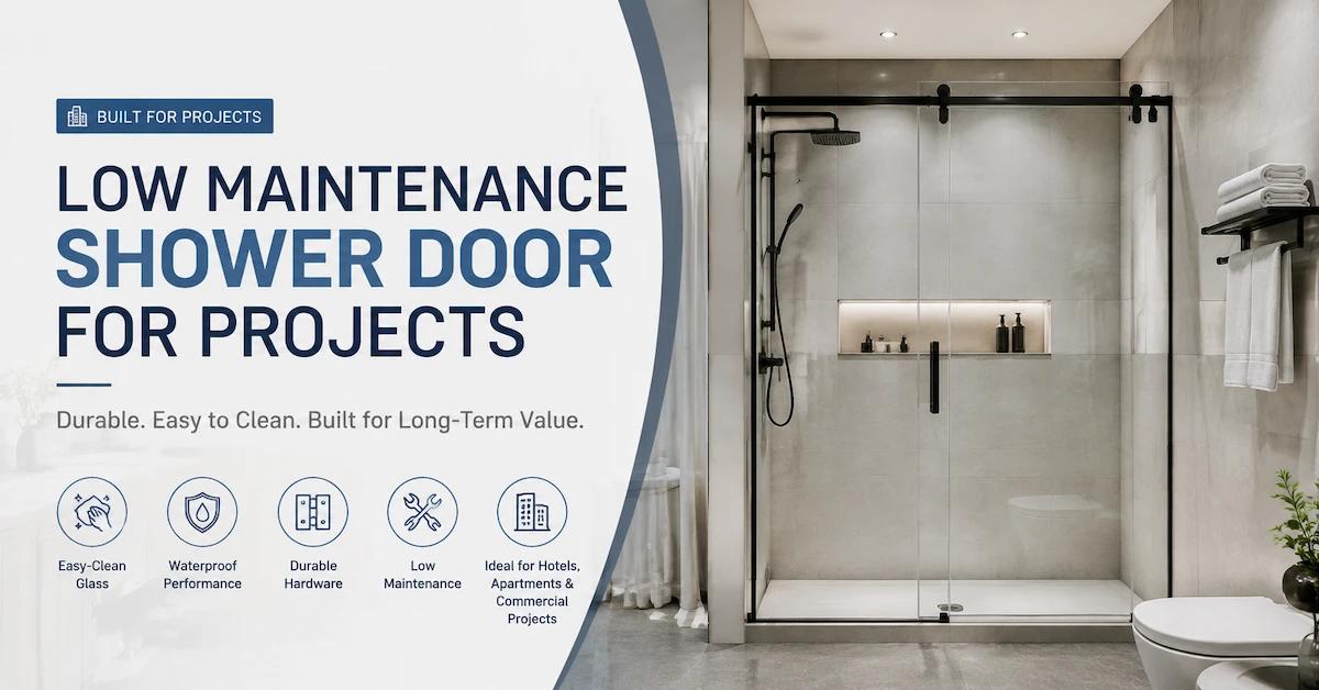 Low Maintenance Shower Door for Projects: A Smart Choice for Hotels, Apartments, and Commercial Buildings